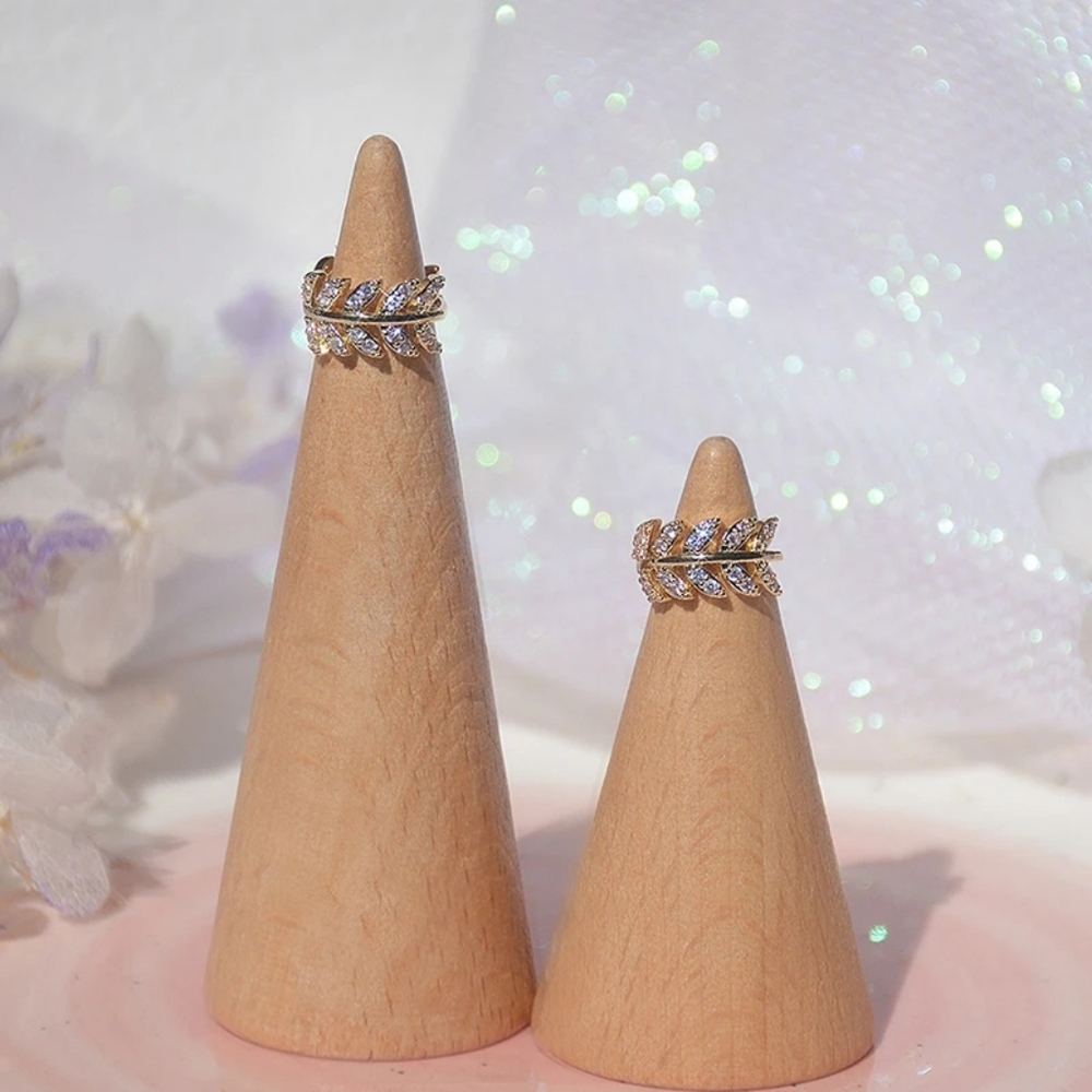 14k gold plated Cubic Zirconia Earrings - Picture 5 of 8